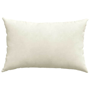 Cuscini da Divano 2 pcs Crema 60 x 40 cm Tessuto in Cords 42013679