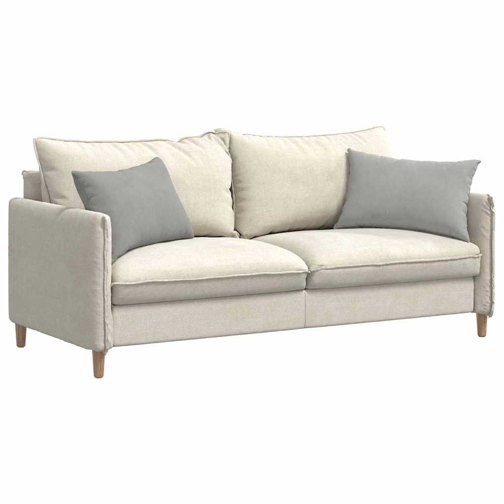 Cuscini da Divano 2 pz-Set di 2 Cuscini per Sofa Grigio chiaro 60 x 40 cm Tessuto 171752