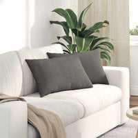 Cuscini da Divano 2 pz-Set di 2 Cuscini per Sofa Grigio chiaro 60 x 40 cm 558576