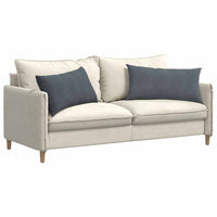 Cuscini da Divano 2 pz-Set di 2 Cuscini per Sofa Grigio scuro 80 x 40 cm 646620