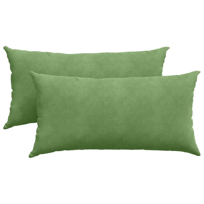 Cuscini da Divano 2 pcs Verde chiaro 80 x 40 cm 42013716