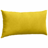 Cuscini da Divano 2 pcs Giallo 80 x 40 cm Tessuto in Cords 42013720
