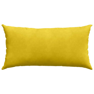 Cuscini da Divano 2 pcs Giallo 80 x 40 cm Tessuto in Cords 42013720