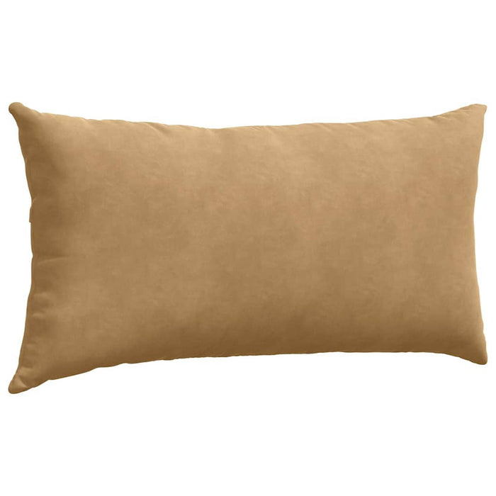 Cuscini da Divano 2 pz-Set di 2 Cuscini per Sofa Marrone 80 x 40 cm Tessuto in Cords