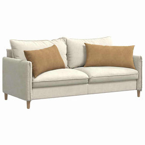 Cuscini da Divano 2 pcs Marrone 80 x 40 cm Tessuto in Cords 42013721