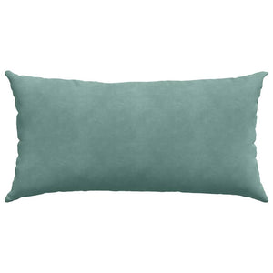 Cuscini da Divano 2 pz-Set di 2 Cuscini per Sofa Verde Mare 80 x 40 cm Tessuto in Cords