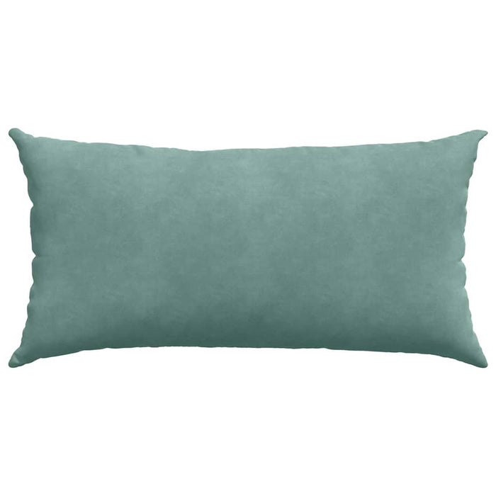 Cuscini da Divano 2 pz-Set di 2 Cuscini per Sofa Verde Mare 80 x 40 cm Tessuto in Cords
