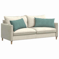 Cuscini da Divano 2 pz-Set di 2 Cuscini per Sofa Verde Mare 80 x 40 cm Tessuto in Cords