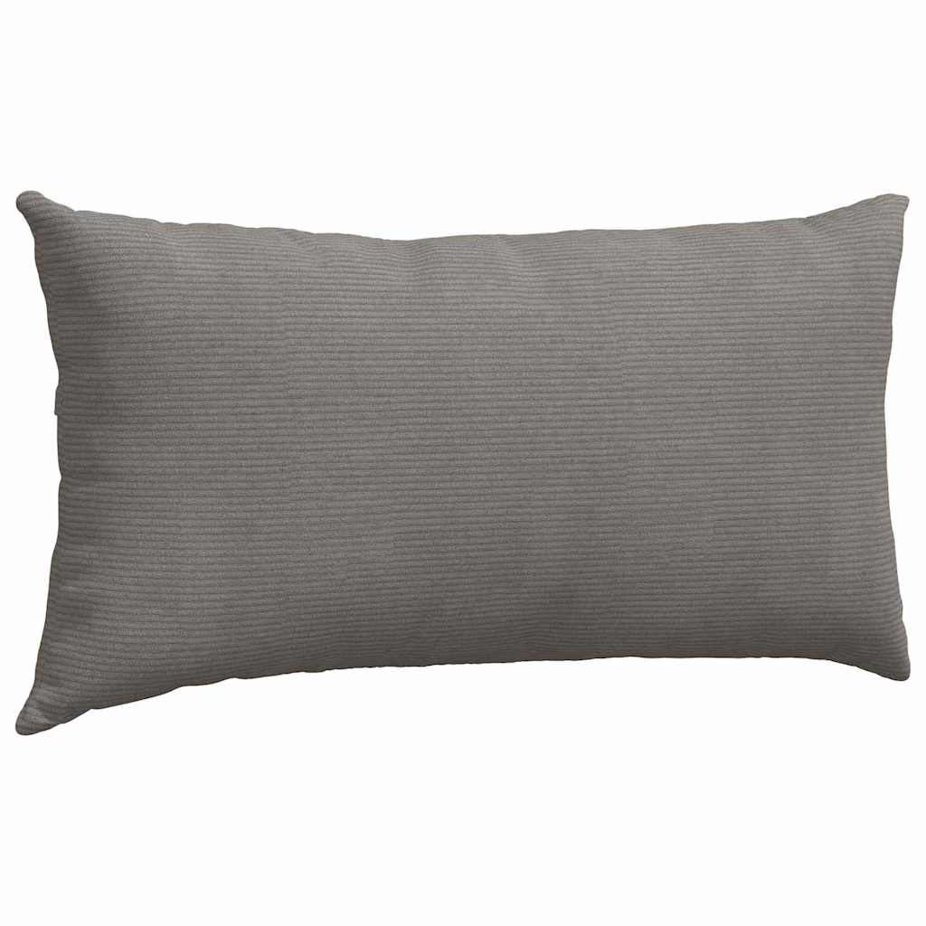 Cuscini da Divano 2 pz-Set di 2 Cuscini per Sofa Grigio chiaro 80 x 40 cm 276687