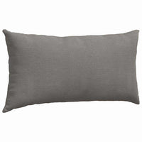Cuscini da Divano 2 pz-Set di 2 Cuscini per Sofa Grigio chiaro 80 x 40 cm 276687