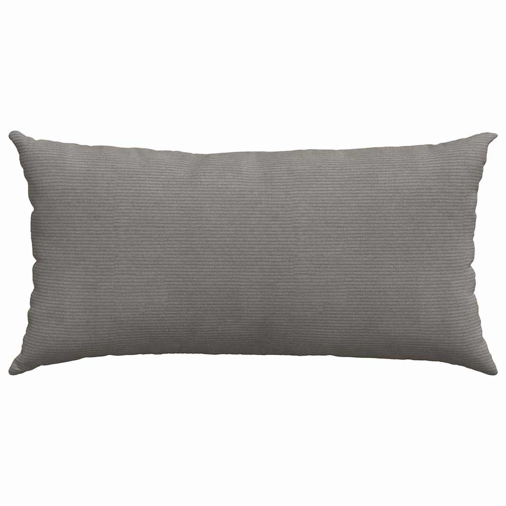 Cuscini da Divano 2 pz-Set di 2 Cuscini per Sofa Grigio chiaro 80 x 40 cm 276687