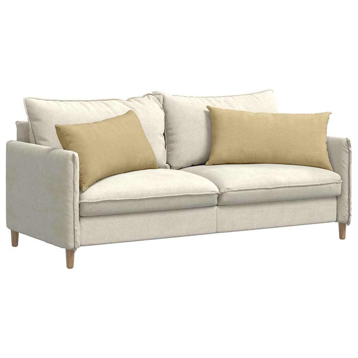 Cuscini da Divano 2 pz-Set di 2 Cuscini per Sofa Grigio Verde 80 x 40 cm