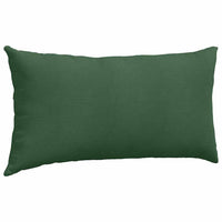Cuscini da Divano 2 pcs Verde Scuro 80 x 40 cm Tessuto in Cords 42013736
