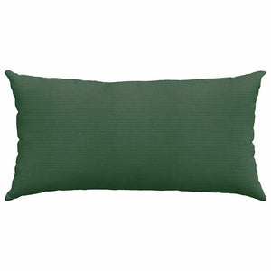 Cuscini da Divano 2 pcs Verde Scuro 80 x 40 cm Tessuto in Cords 42013736