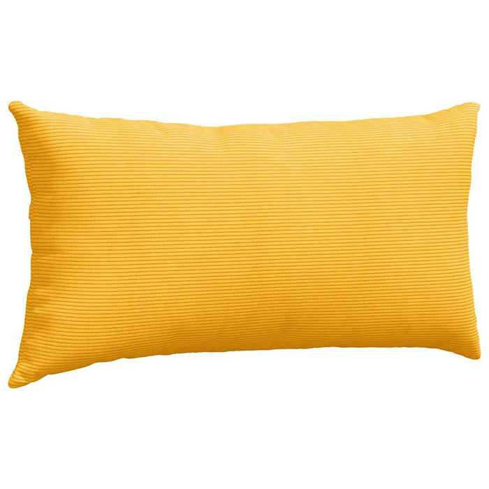 Cuscini da Divano 2 pz-Set di 2 Cuscini per Sofa Giallo Chiaro 80 x 40 cm