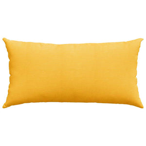 Cuscini da Divano 2 pz-Set di 2 Cuscini per Sofa Giallo Chiaro 80 x 40 cm
