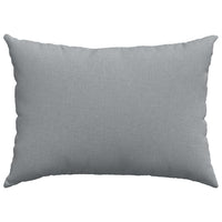 Cuscini da Divano 2 pz-Set di 2 Cuscini per Sofa Grigio chiaro 70 x 50 cm Tessuto 444502