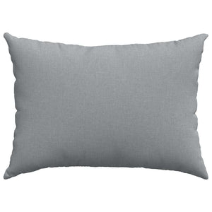 Cuscini da Divano 2 pz-Set di 2 Cuscini per Sofa Grigio chiaro 70 x 50 cm Tessuto 444502