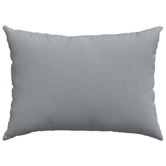 Cuscini da Divano 2 pz-Set di 2 Cuscini per Sofa Grigio chiaro 70 x 50 cm Tessuto 444502