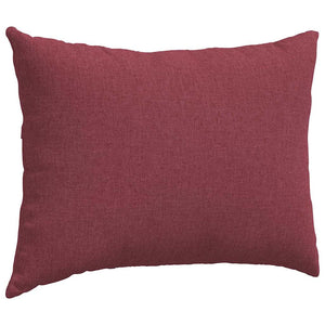 Cuscini da Divano 2 pz-Set di 2 Cuscini per Sofa Rosso Vino 70 x 50 cm Tessuto