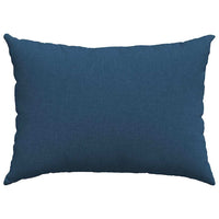Cuscini da Divano 2 pz-Set di 2 Cuscini per Sofa Blu 70 x 50 cm Tessuto