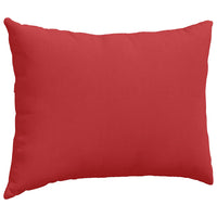 Cuscini da Divano 2 pz-Set di 2 Cuscini per Sofa Rosso 70 x 50 cm Tessuto