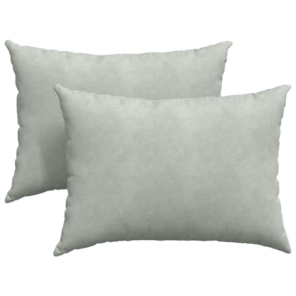 Cuscini da Divano 2 pcs Grigio chiaro 70 x 50 cm 42013756