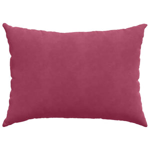 Cuscini da Divano 2 pz-Set di 2 Cuscini per Sofa Rosso Vino 70 x 50 cm Tessuto in Cords