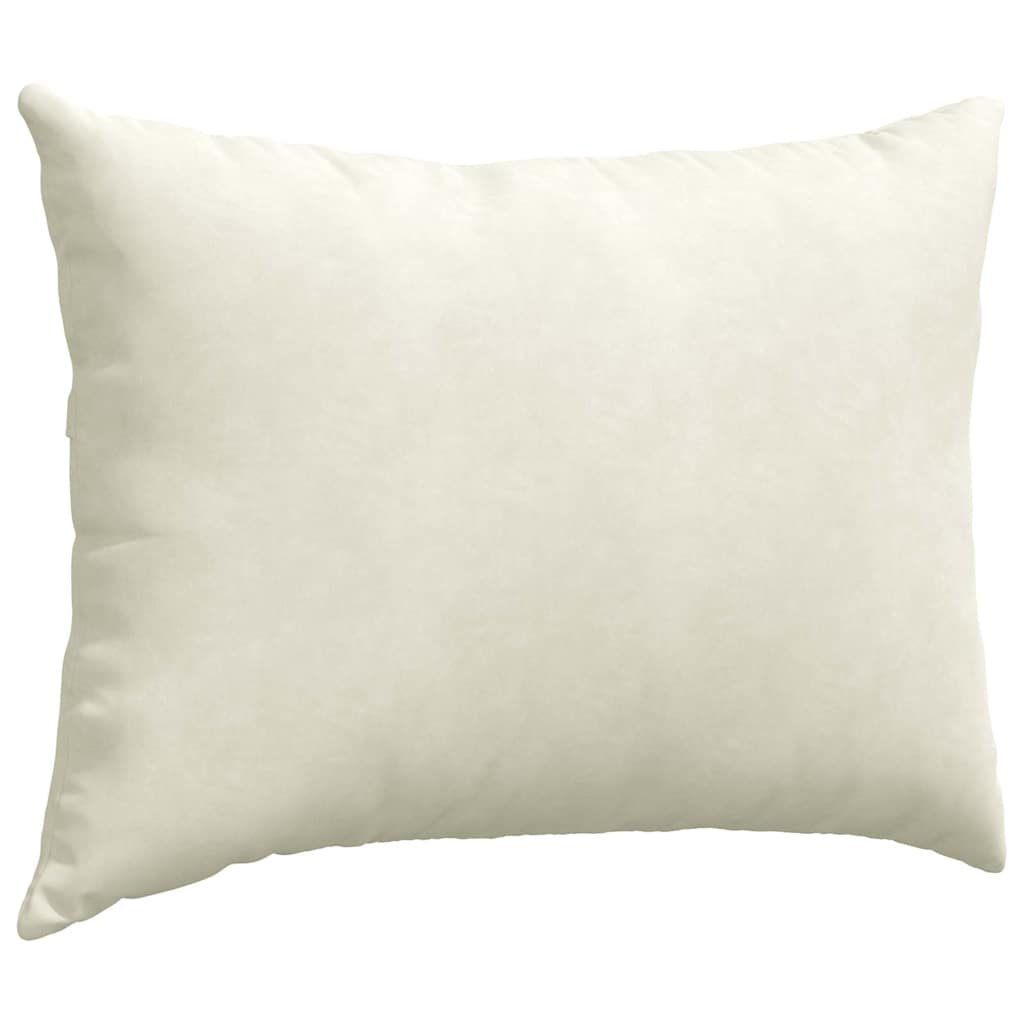 Cuscini da Divano 2 pcs Crema 70 x 50 cm Tessuto in Cords 42013765