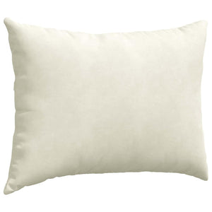 Cuscini da Divano 2 pcs Crema 70 x 50 cm Tessuto in Cords 42013765