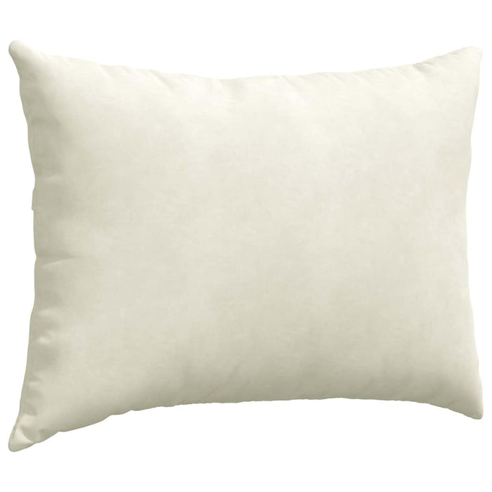 Cuscini da Divano 2 pcs Crema 70 x 50 cm Tessuto in Cords 42013765