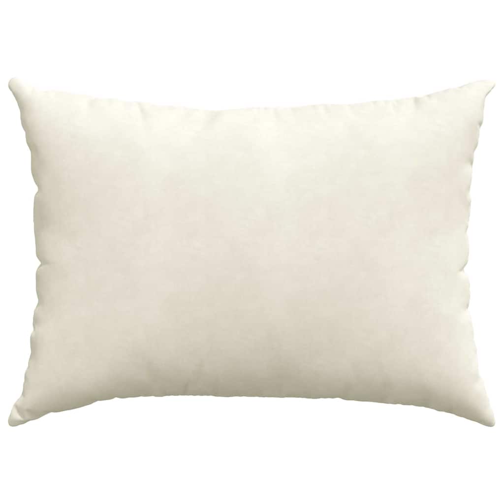 Cuscini da Divano 2 pcs Crema 70 x 50 cm Tessuto in Cords 42013765