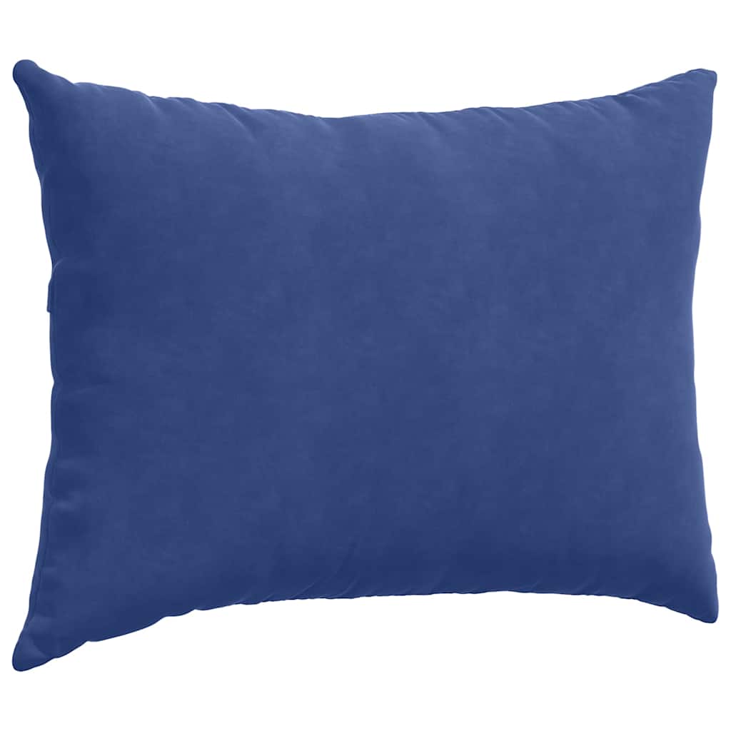 Cuscini da Divano 2 pz-Set di 2 Cuscini per Sofa Blu Polizia 70 x 50 cm Tessuto in Cords