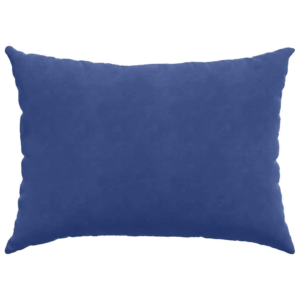 Cuscini da Divano 2 pz-Set di 2 Cuscini per Sofa Blu Polizia 70 x 50 cm Tessuto in Cords