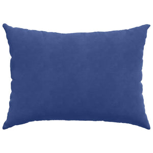 Cuscini da Divano 2 pz-Set di 2 Cuscini per Sofa Blu Polizia 70 x 50 cm Tessuto in Cords