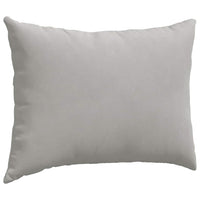 Cuscini da Divano 2 pz-Set di 2 Cuscini per Sofa Grigio chiaro 70 x 50 cm Tessuto 955983