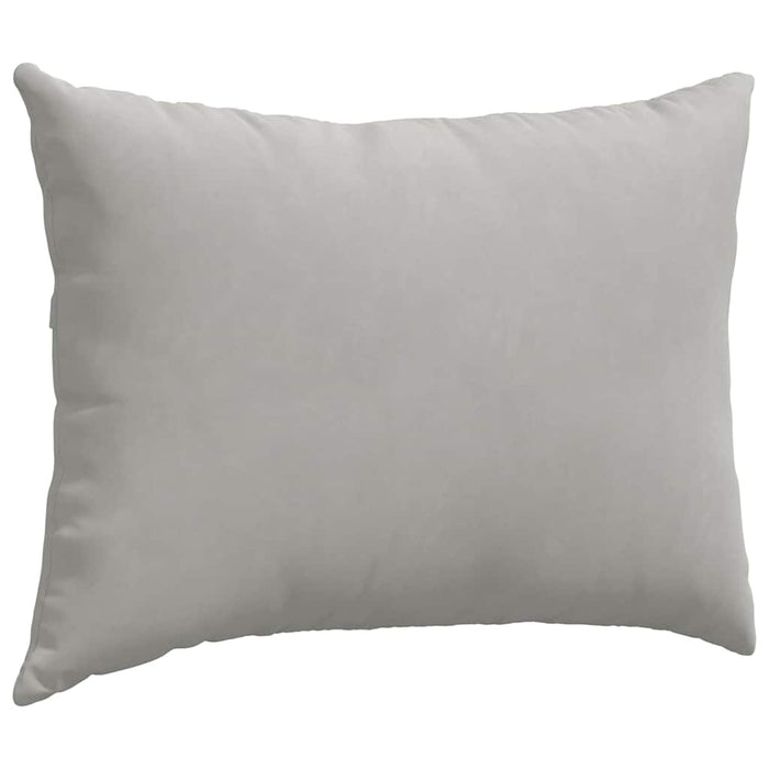 Cuscini da Divano 2 pz-Set di 2 Cuscini per Sofa Grigio chiaro 70 x 50 cm Tessuto 955983