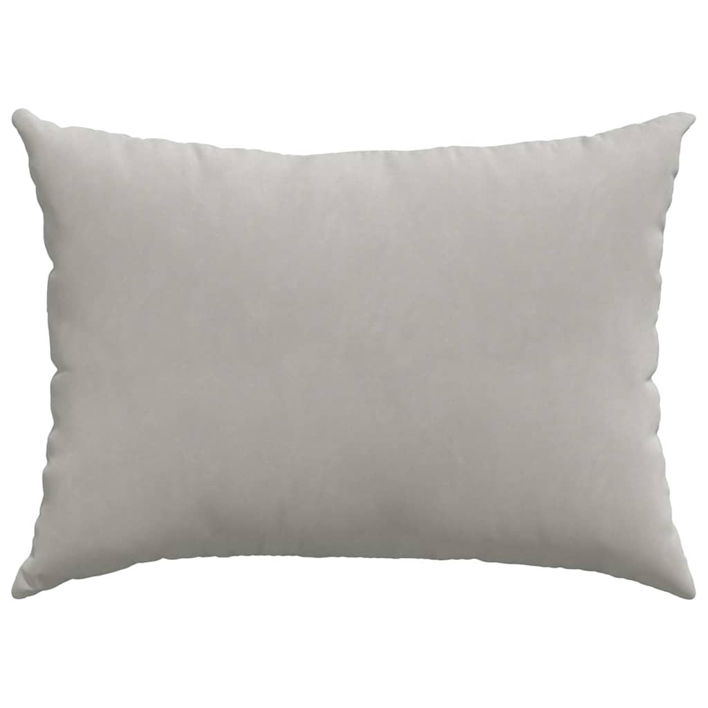 Cuscini da Divano 2 pz-Set di 2 Cuscini per Sofa Grigio chiaro 70 x 50 cm Tessuto 955983