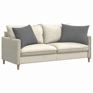 Cuscini da Divano 2 pz-Set di 2 Cuscini per Sofa Grigio scuro 70 x 50 cm Tessuto 763094
