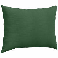 Cuscini da Divano 2 pcs Verde Scuro 70 x 50 cm Tessuto in Cords 42013779