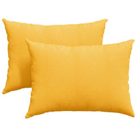 Cuscini da Divano 2 pcs Giallo Chiaro 70 x 50 cm 42013780