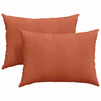 Cuscini da Divano 2 pz-Set di 2 Cuscini per Sofa Rosso Arancio 70 x 50 cm
