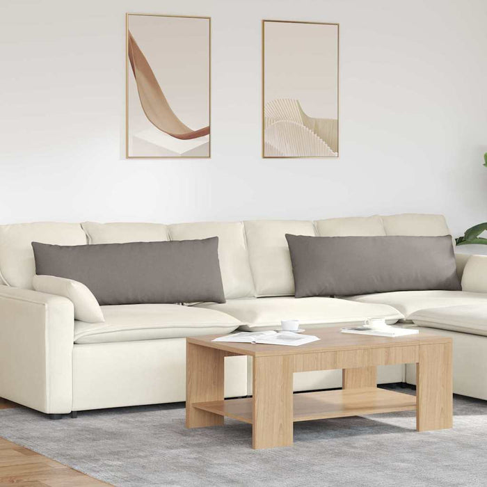 Cuscini da Divano 2 pz-Set di 2 Cuscini per Sofa Talpa 120 x 40 cm Tessuto 867953