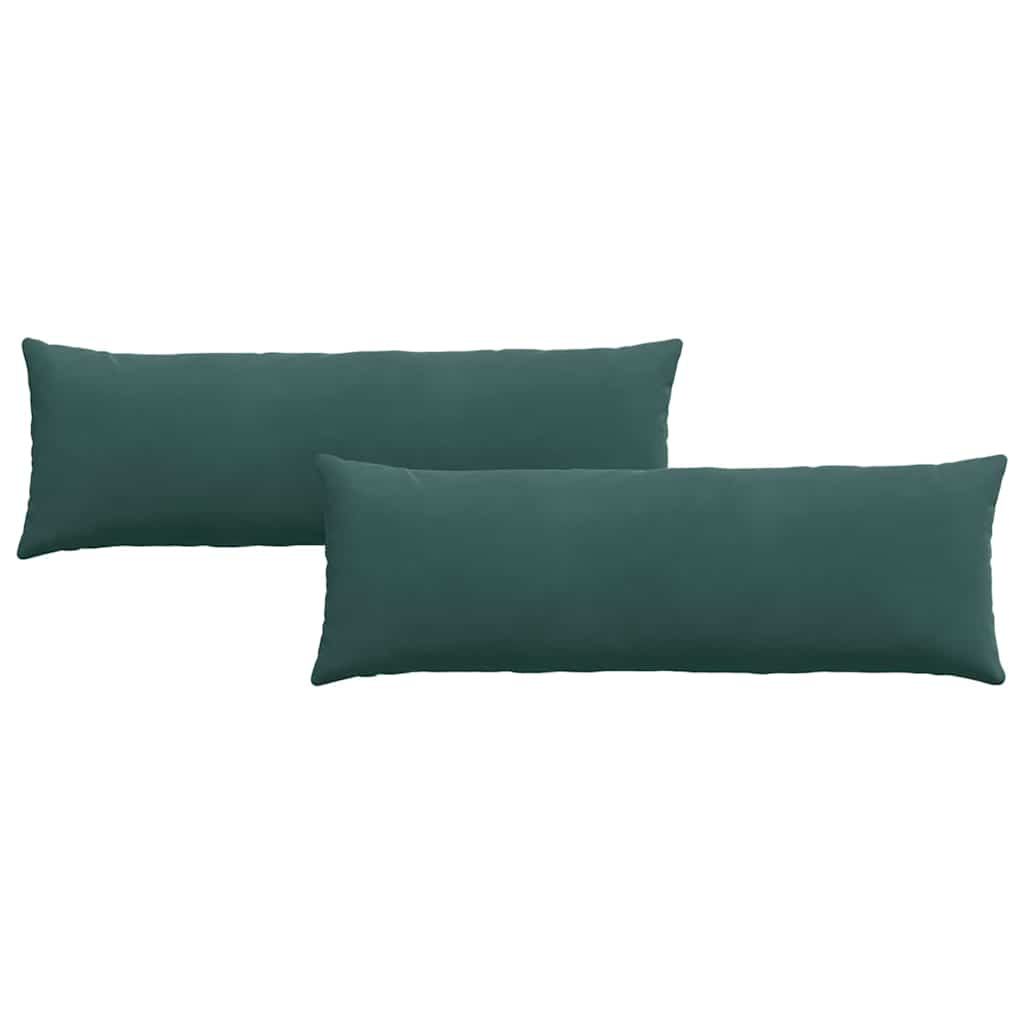 Cuscini da Divano 2 pcs Verde Scuro 120 x 40 cm 42013801