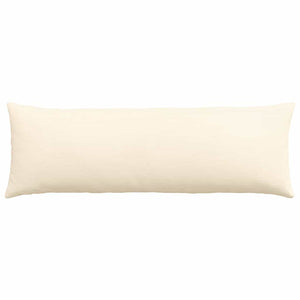 Cuscini da Divano 2 pcs Crema 120 x 40 cm Tessuto in Cords 42013819