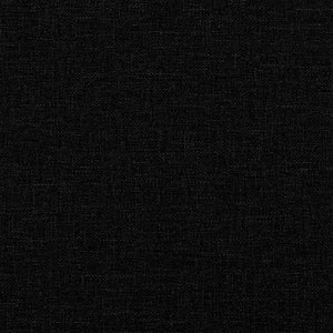 Cuscini da Divano 2 pz-Set di 2 Cuscini per Sofa Nero 145 x 40 cm Tessuto 561283