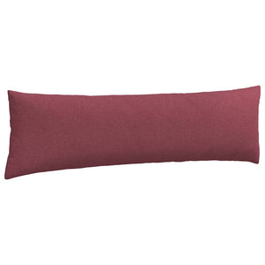 Cuscini da Divano 2 pz-Set di 2 Cuscini per Sofa Rosso Vino 145 x 40 cm Tessuto