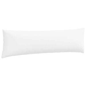 Cuscini da Divano 2 pz-Set di 2 Cuscini per Sofa Bianco 145 x 40 cm Tessuto