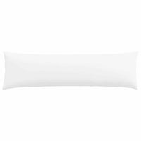 Cuscini da Divano 2 pz-Set di 2 Cuscini per Sofa Bianco 145 x 40 cm Tessuto