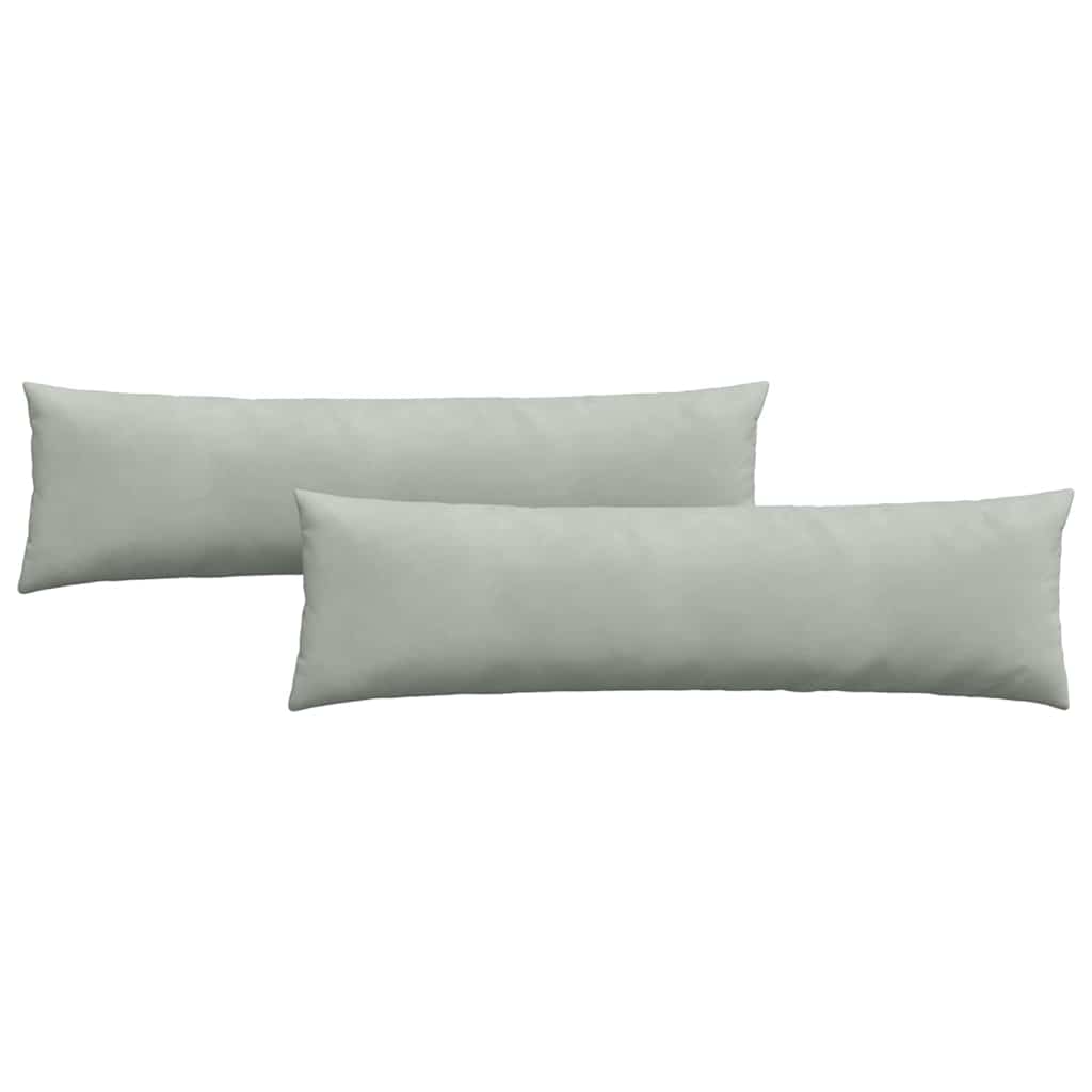 Cuscini da Divano 2 pcs Grigio chiaro 145 x 40 cm 42013842